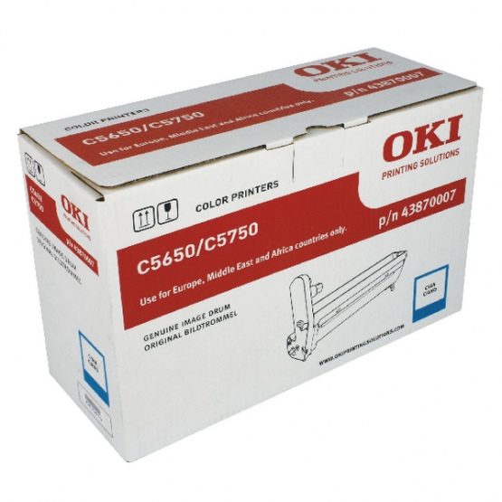 Oki C5650 Cyan Original Imaging Drum (43870007) 
